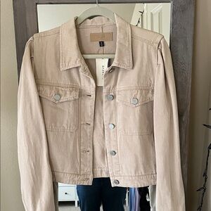 Blank NYC Light Tan Jean Jacket